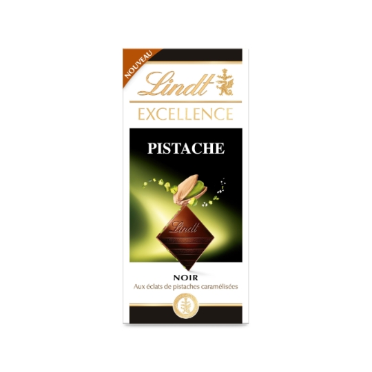 Tablette de Chocolat Noir Excellence Pistache LINDT