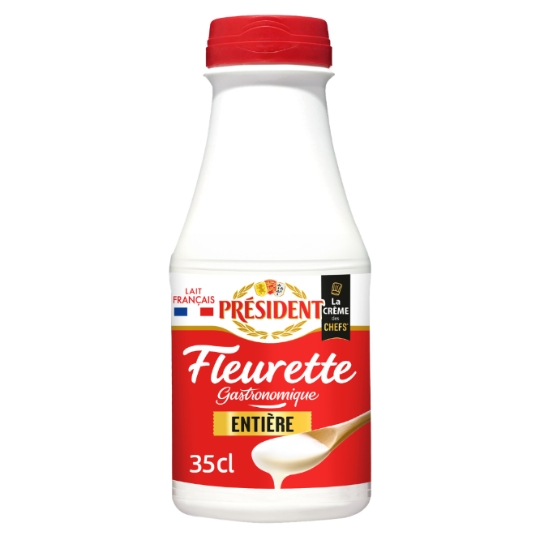 Crème Fraiche Fleurette Entière 30% MG PRESIDENT