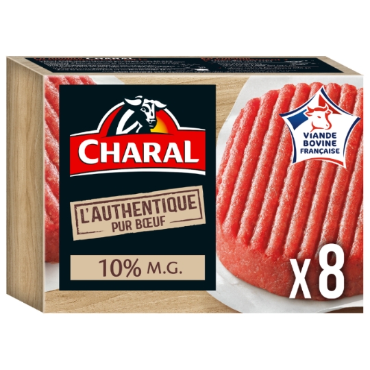 Steak Haché Pur Bœuf 10%MG Authentique CHARAL