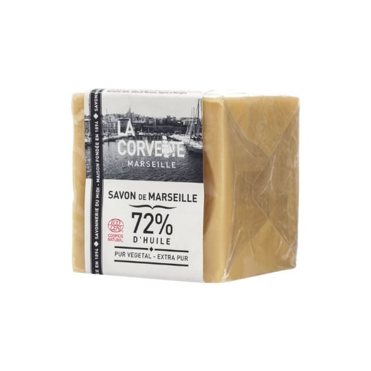 Savon De Marseille Pur Végétal 200 G Beige La Corvette LA CORVETTE