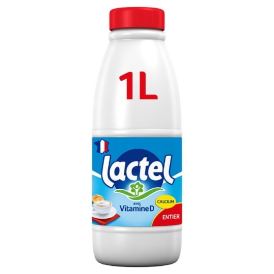 Lait Entier UHT Vitamine D LACTEL