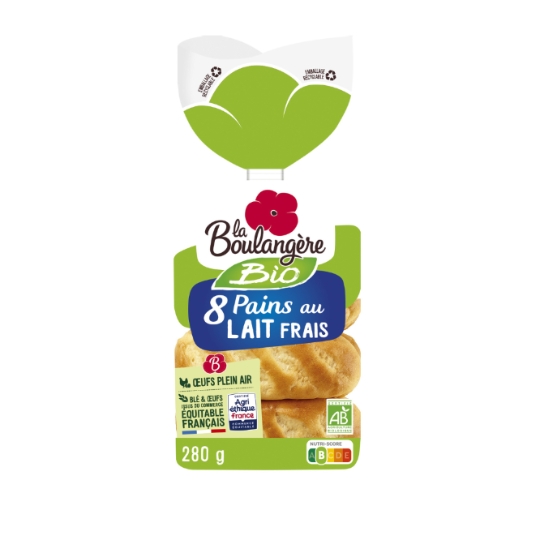 Pains au lait bio LA BOULANGERE