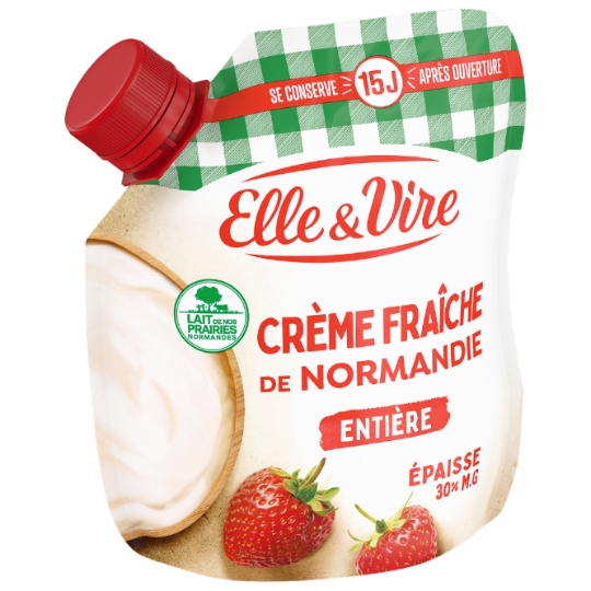 Crème Fraiche Épaisse Entière  ELLE & VIRE