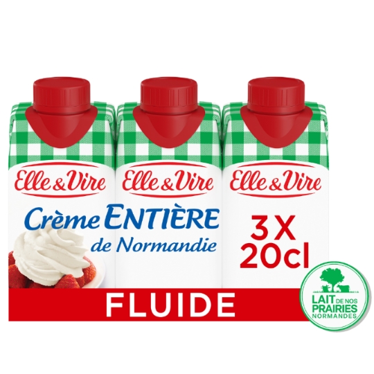 Crème Uht Fluide Entière 30% Mg ELLE & VIRE