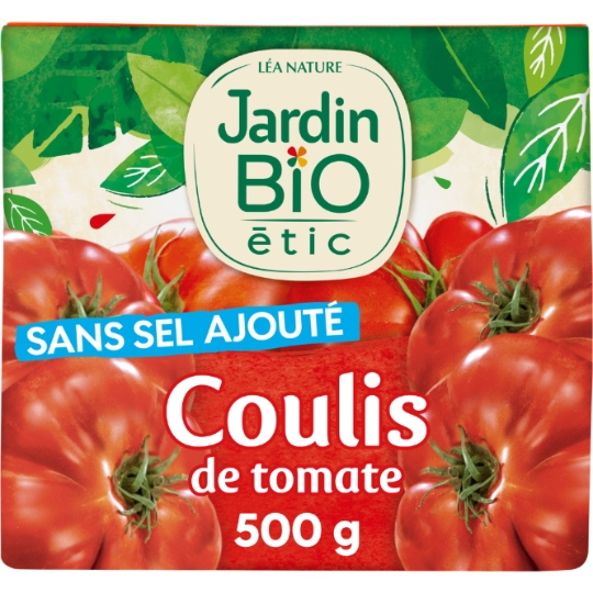 Coulis de tomate Bio JARDIN BIO ETIC