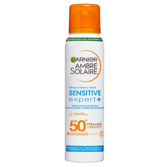 Crème solaire Corps Spf 50+ Hypoallergénique Peau Sensible Sensitive Expert GARNIER