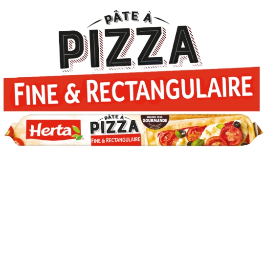 Pâte à pizza fine et rectangulaire    HERTA
