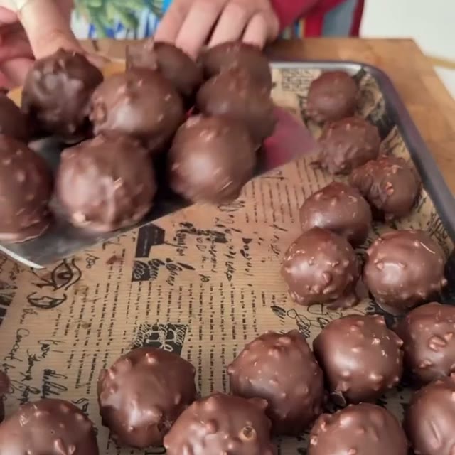 Boules Petit Beurre au chocolat