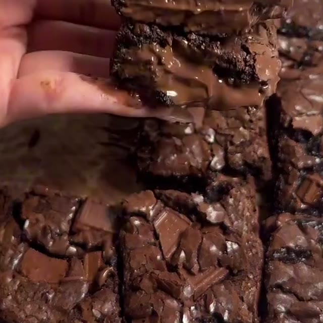 Brownies cœur Nutella