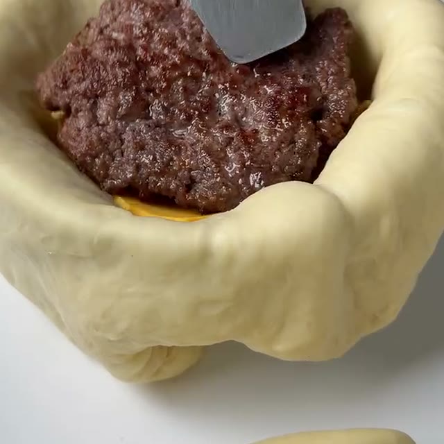 Burger fermé au four