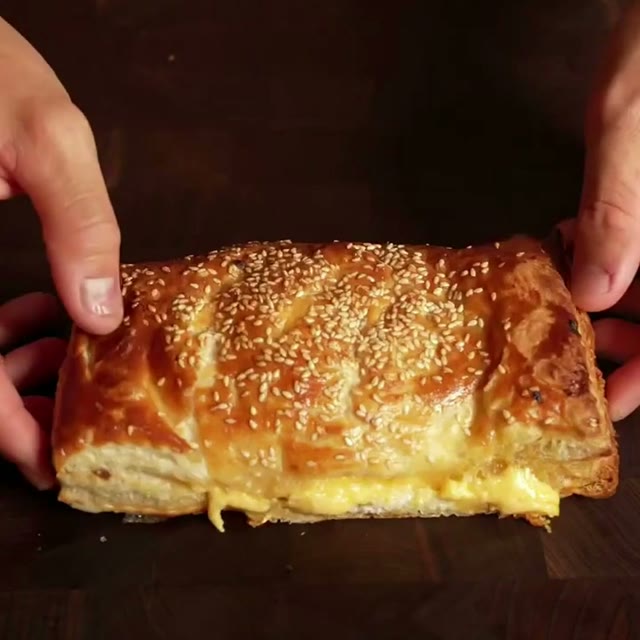 Cheeseburger feuilleté